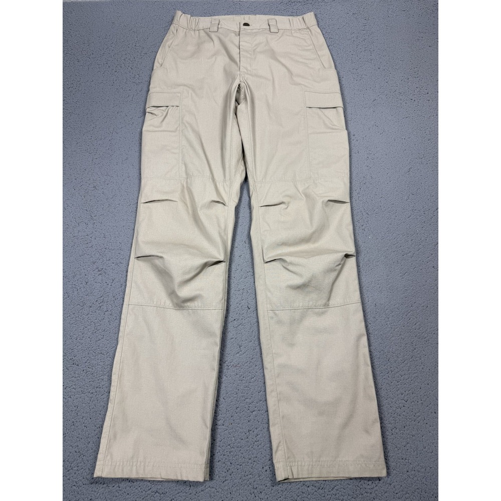 Vertx Pants Mens 30x34 Beige Canvas Cargo Tactical Workwear Pockets Utility